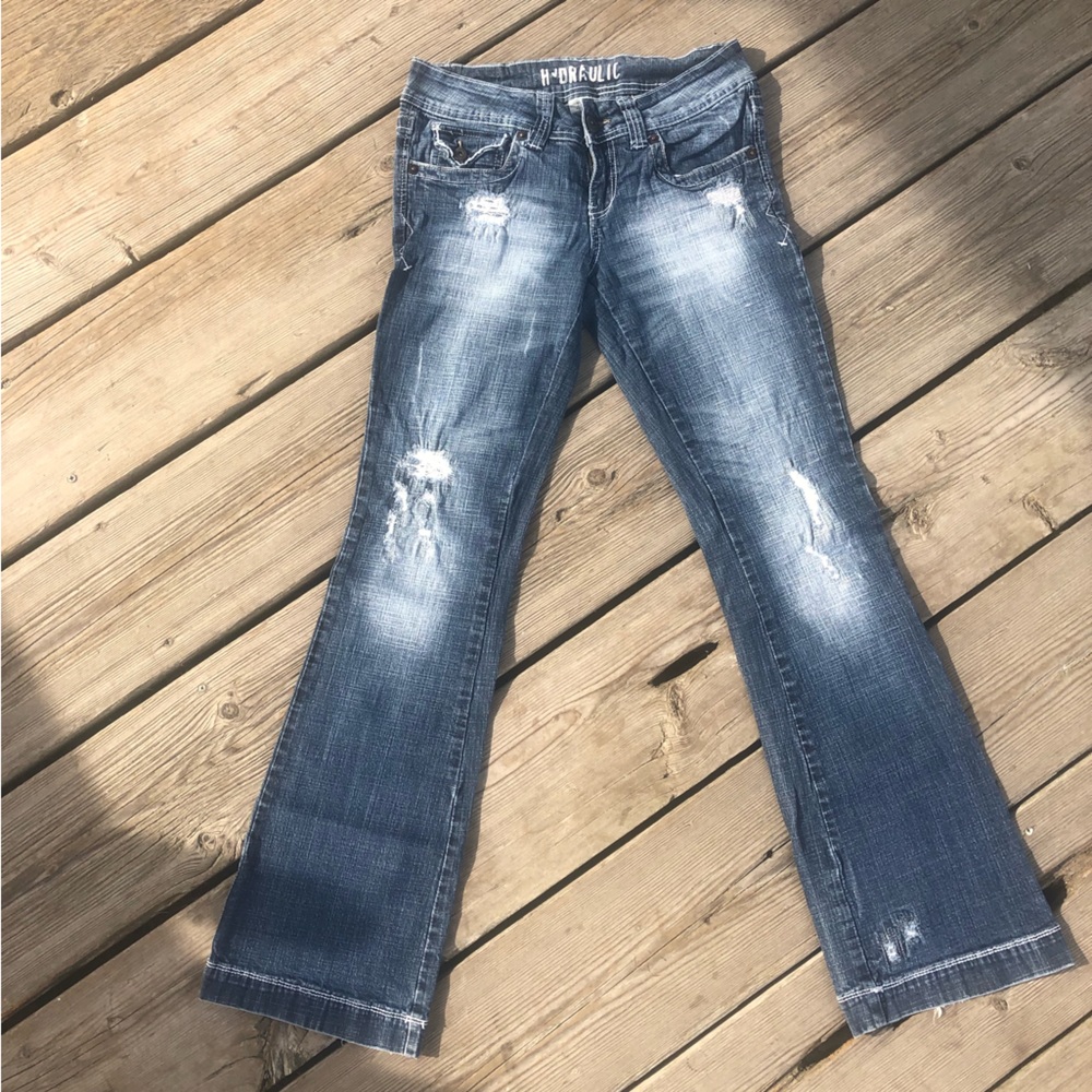 Hydraulic jeans woman’s 7/8 EUC!!
